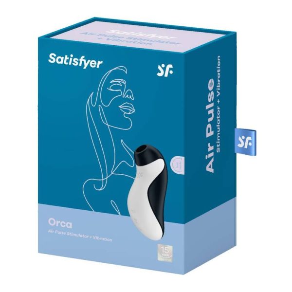 SATISFYER - ORCA AIR PULSE STIMULATOR + VIBRATION 6